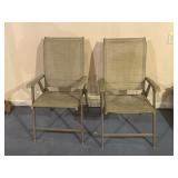 2 Fold Up Lounge Chairs