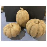 Fabric Pumpkin Decor
