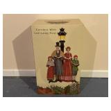 Carolers with LED Lamp Post Decoration