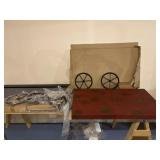 Metal Rack Wagon Decoration