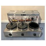 Bella Triple Slow Cooker Buffet