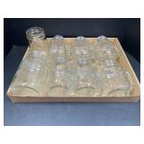 County Fair Drinking Jars  & 2 Ball jars