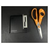 Fiskars scissors and sharpener