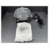 Personal Electric Skillet w/Lid