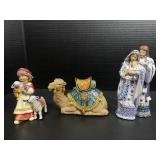 Hawthorn village nativity set
