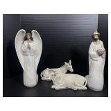 Glittery Nativity set