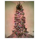 Lighted Christmas tree