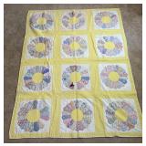 Yellow & Pastel Quilt Topper