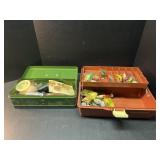 Climax tackle box, fishing supplies and more