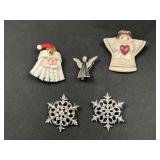 Christmas Brooches and Pins