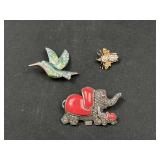 Animal Pins and Brooches