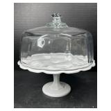 Milk glass Pie plate