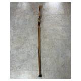 46' Wooden Carved Walking Stick