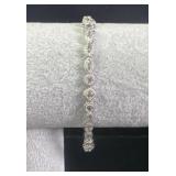PAJ Sterling Silver CZ Tennis Bracelet