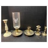 Metal Candlestick holders and more