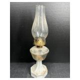 Milk Glass Kerosine Lamp