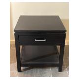 Black press board side table 19.5' x 19.4' x 20'