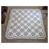Hand Quilted Star Design Quilt