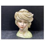 INARCO E6270 Lady Head Vase Japan