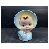 Vintage Baby Head Vase Japan