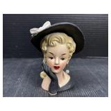 Relpo Ceramic Lady Head Vase