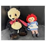 Panda & Raggedy Ann Doll