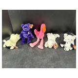 5 Beanie Babies
