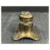 JB  Brass Inkwell