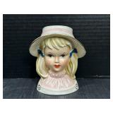 Nippon Lady Head Vase