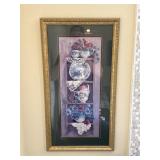 Floral Tea Cup Framed Picture