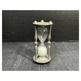 Pewter Hour Glass