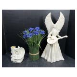 Angel and Flower Decor