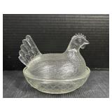 Glass Nesting Hen