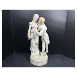 Large Antique Porcelain Statue Figure