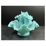 Fenton Turquoise Hobnail Epergne
