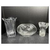 Crystal And Cut Glass Vases