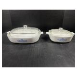 Cornflower Corningware baking dishes