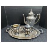 Glastonbury Silver Plated Tea Set