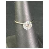 Macy 14K Gold Ring w/ Swarovski Zirconia