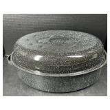 Black Graniteware Roaster