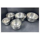10 Stainless Steel Nesting Mixing Bowls