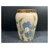 Hand Painted Blue Flower Vase