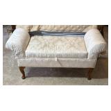 Queen Anne Style Storage Bench