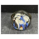 Blue and White Paper Weight