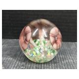 Purple Flower Paper Weight