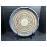 Large Hand Made Pottery Plate