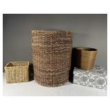 Woven hamper and more