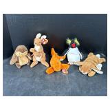 5 Beanie Babies