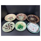 Ceramic Leaf Style plates