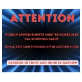 ATTENTION! - Schedule pickup following auction